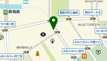 164.GSパーク みなとみらい (ドコモ・バイクシェア)の地図画像