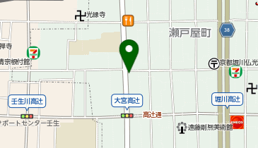 KT055-ロカリタ四条大宮店 (bikeshareポート)の地図画像