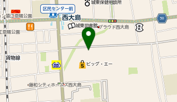 H1-205.大島四丁目団地3 (ドコモ・バイクシェア)の地図画像