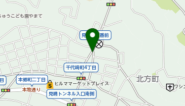 166.見晴通交番前 (ドコモ・バイクシェア)の地図画像