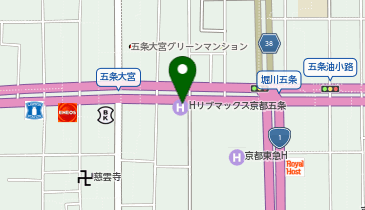 KT077-ホテルリブマックス京都五条 (bikeshareポート)の地図画像