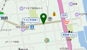 105.まち歩きステーション  ARUCO DE BEPPU (おおいたサイクルシェア)の地図画像