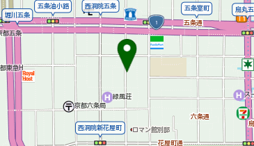 KT082-上錫屋町 (bikeshareポート)の地図画像