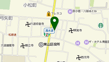 KT085-京都銀行 東山支店(GSパーク) (bikeshareポート)の地図画像