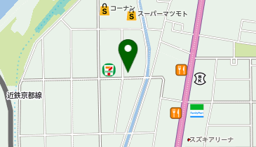 KT092-ドーミー京都くいな橋 (bikeshareポート)の地図画像