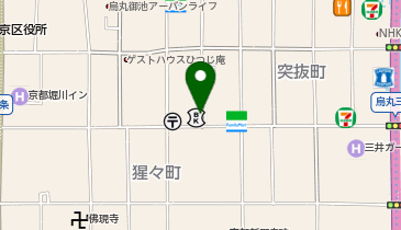 KT106-京都信用金庫 三条支店 (bikeshareポート)の地図画像