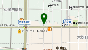 KT107-京都信用金庫 丸太町支店 (bikeshareポート)の地図画像