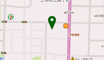 KT108-清和園 鳥羽ホーム (bikeshareポート)の地図画像