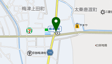 KT111-京都信用金庫 梅津支店 (bikeshareポート)の地図画像