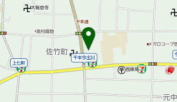 KT112-京都信用金庫 西陣支店 (bikeshareポート)の地図画像