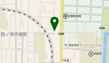 KT119-YADO TENKU 京都二条 (bikeshareポート)の地図画像