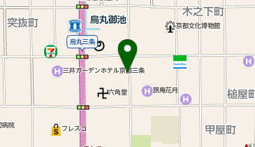 KT122-烏丸アネックス (bikeshareポート)の地図画像