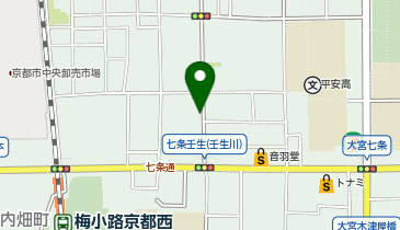 KT099-京都梅小路RYOKAN (bikeshareポート)の地図画像