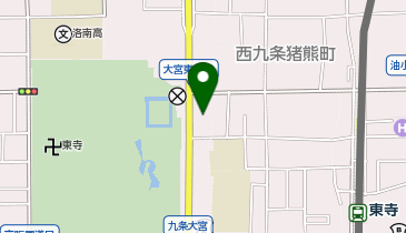 KT135-KYOSTAYいろは 東寺本館 (bikeshareポート)の地図画像