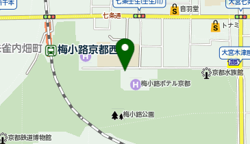 KT139-Umekoji Potel Kyoto (bikeshareポート)の地図画像
