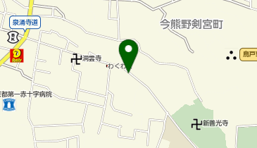 KT154-泉涌寺 (bikeshareポート)の地図画像