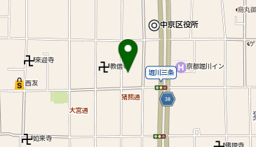 KT156-三条姉猪熊(くるっとパーク) (bikeshareポート)の地図画像