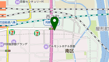 KT158-河原町八条(くるっとパーク) (bikeshareポート)の地図画像