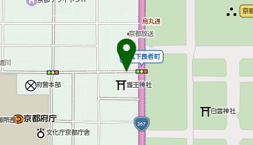 KT164-護王神社 (bikeshareポート)の地図画像