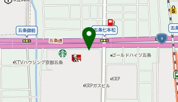 KT170-京都リサーチパーク西屋外駐車場内 (bikeshareポート)の地図画像