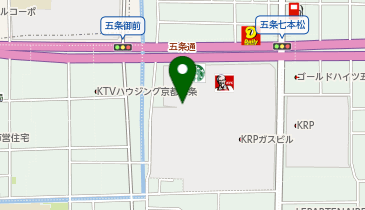 KT171-京都リサーチパークスタジオ棟北側 (bikeshareポート)の地図画像