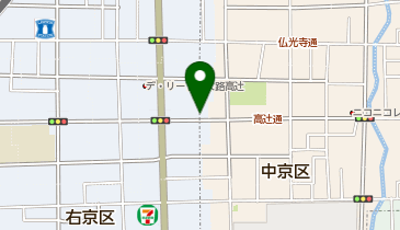 KT174-ルミナース西院 (bikeshareポート)の地図画像