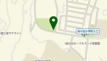 【M-011】森の台中ノ谷公園 (ドコモ・バイクシェア)の地図画像