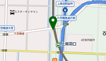 KT188-近鉄上鳥羽口駅前 (bikeshareポート)の地図画像