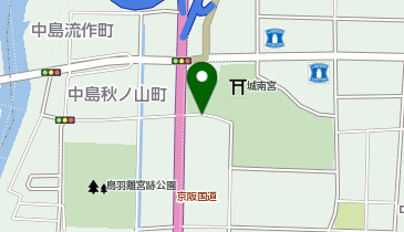 KT195-城南宮 (bikeshareポート)の地図画像