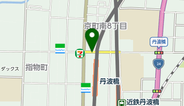 KT200-京阪丹波橋西ビル (bikeshareポート)の地図画像