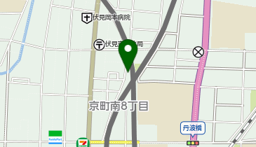 KT201-京阪丹波橋駅前(北改札口) (bikeshareポート)の地図画像