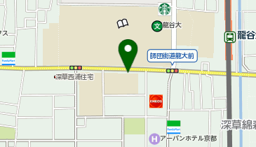 KT202-龍谷大学 成就館(深草キャンパス) (bikeshareポート)の地図画像