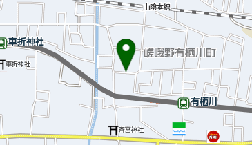 KT208-クオリティ嵯峨野 (bikeshareポート)の地図画像