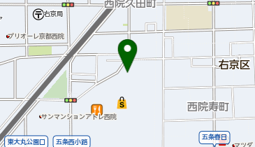 KT213-イオンモール京都五条(北側) (bikeshareポート)の地図画像