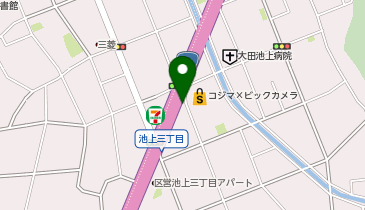 K1-153.アロー池上店 (ドコモ・バイクシェア)の地図画像