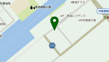 B4-52.LaLa terrace HARUMI FLAG (ドコモ・バイクシェア)の地図画像