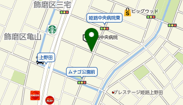 22.姫路中央病院附属クリニック (bikeshareポート)の地図画像