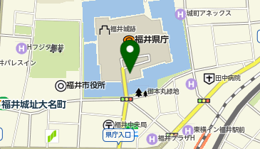 15.福井県庁(福井城址) (ふくチャリ)の地図画像