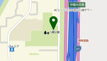 I1-107.八潮公園第三 (ドコモ・バイクシェア)の地図画像