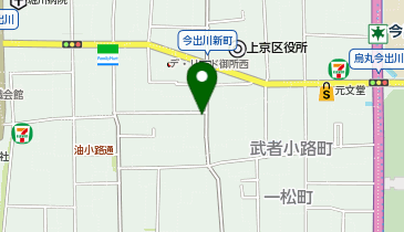 KT238-今出川新町(くるっとパーク) (bikeshareポート)の地図画像