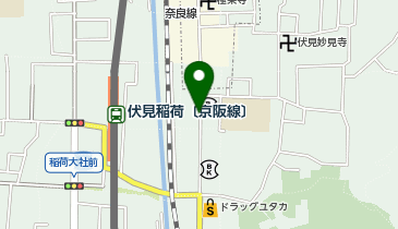 KT257-京都信用金庫 稲荷支店 (bikeshareポート)の地図画像