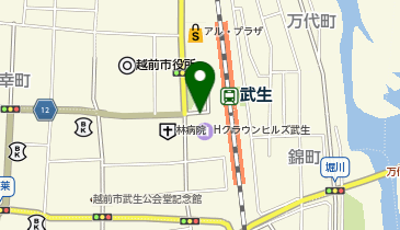 ハピラインふくい 武生駅 (スマート駅リンくん)の地図画像