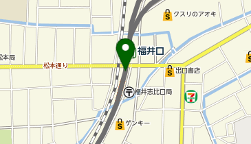 19.えちぜん鉄道 福井口駅 (ふくチャリ)の地図画像