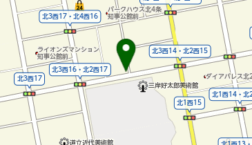 63.NX商事知事公館前ビル前 (ポロクル)の地図画像