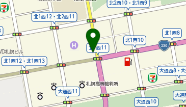 08.グランドメルキュール札幌大通公園 (ポロクル)の地図画像