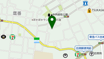 J1-62.目黒区中央町1丁目 (ドコモ・バイクシェア)の地図画像