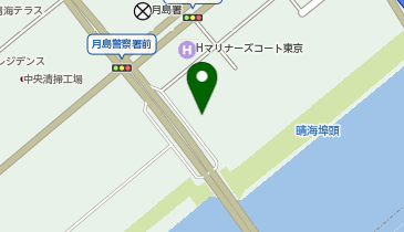B4-54.晴海区民センター (ドコモ・バイクシェア)の地図画像