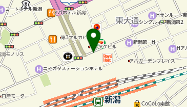 39.新潟駅万代広場バスターミナル側 (にいがた2kmシェアサイクル)の地図画像