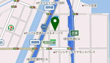 C5-54.ヤマタネ芝浦オフィス (ドコモ・バイクシェア)の地図画像