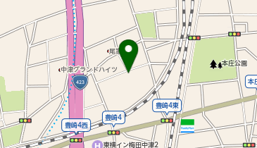 A-73.豊崎神社敷地 (ドコモ・バイクシェア)の地図画像